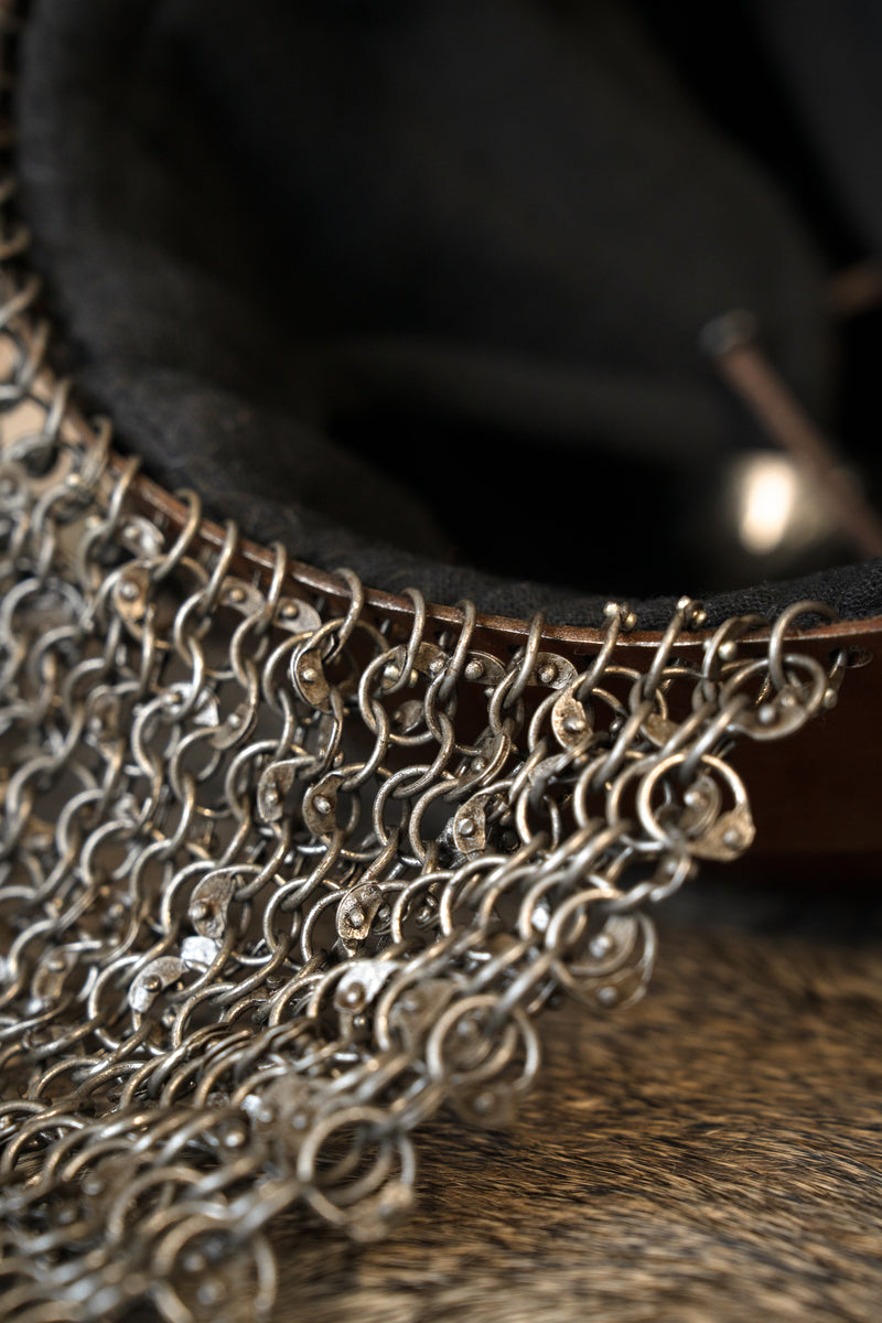 Donkere Gjermundbuhelm, 2 mm (battle-ready)