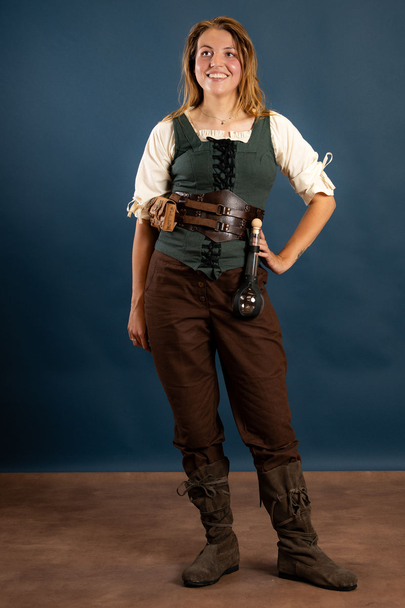 Dames broek Kerga, bruin