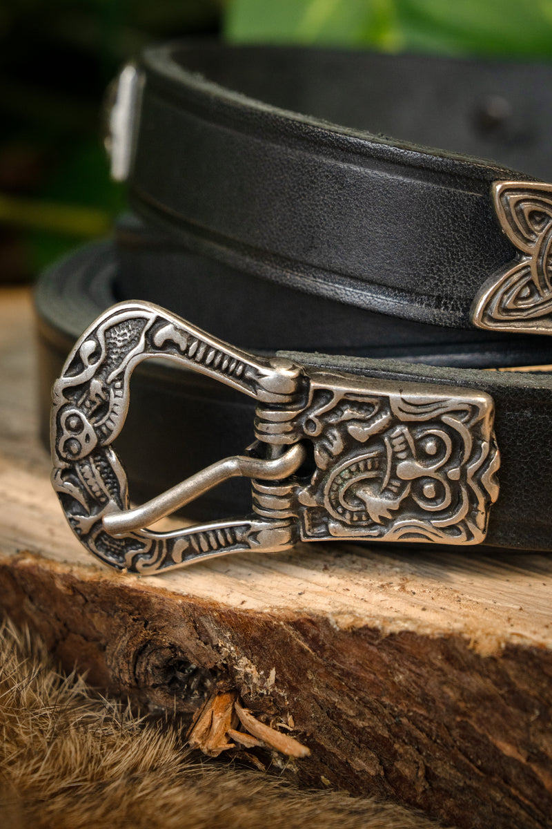 Birkariem deluxe, zwart, verzilverd, 165 cm