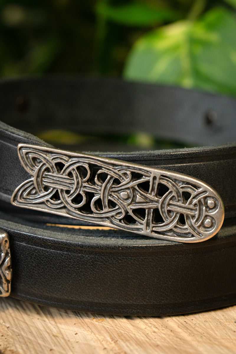 Birkariem deluxe, zwart, verzilverd, 165 cm