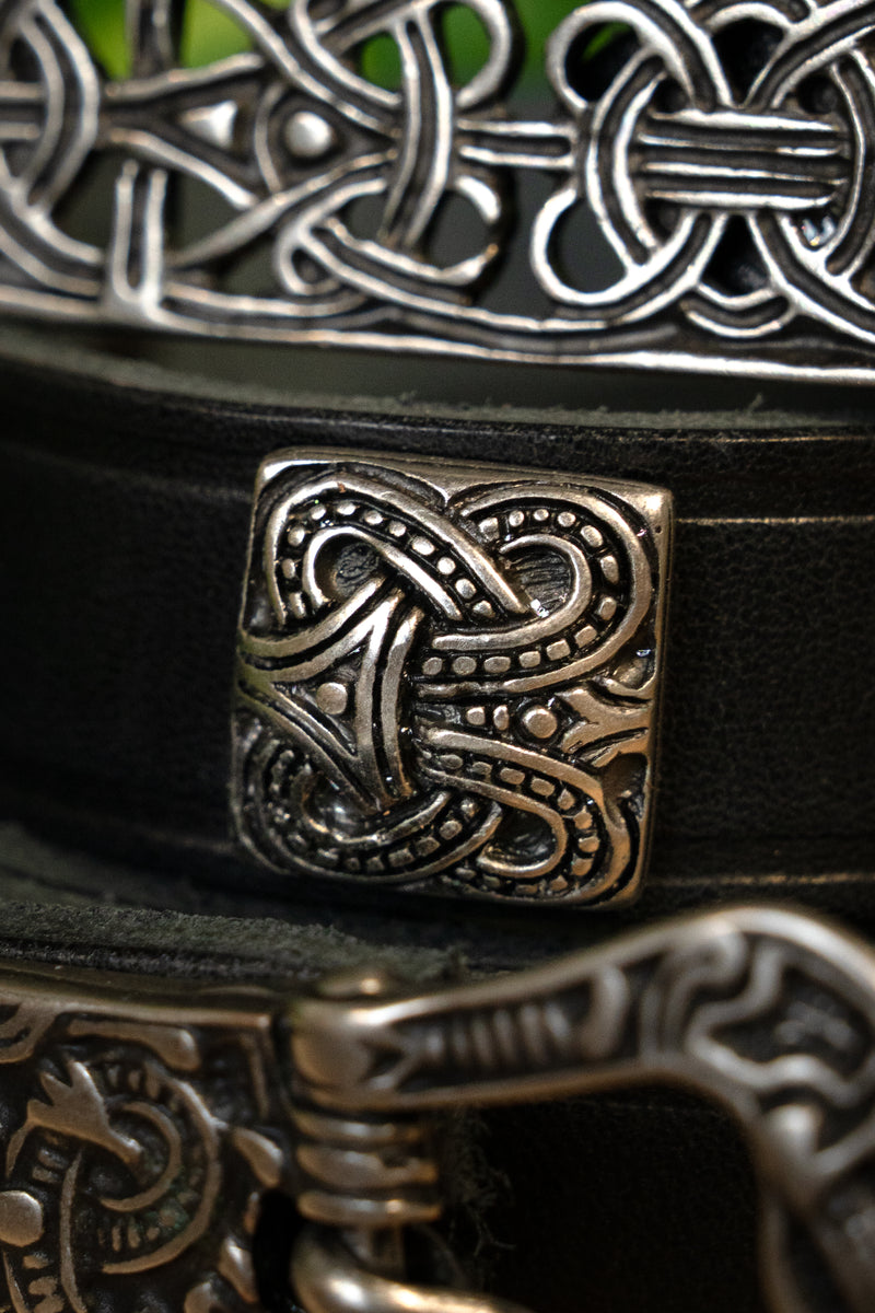 Birkariem deluxe, zwart, verzilverd, 165 cm