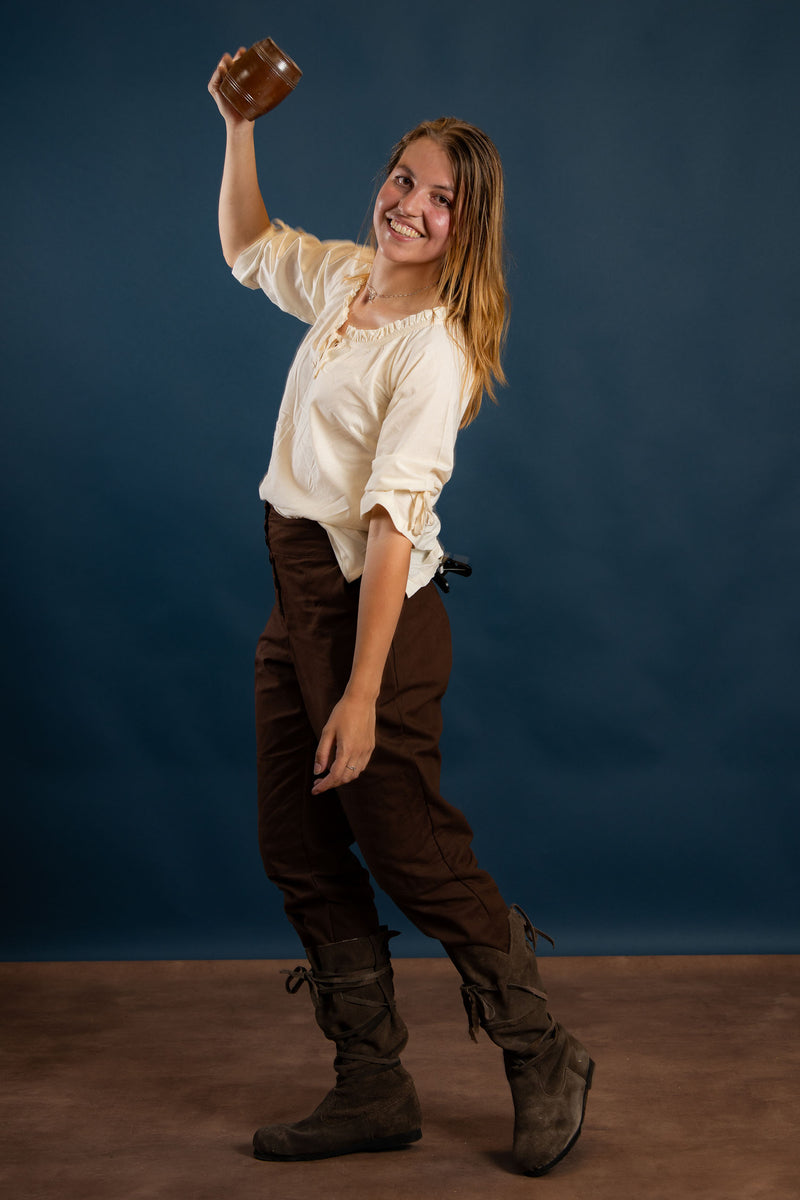 Dames broek Kerga, bruin