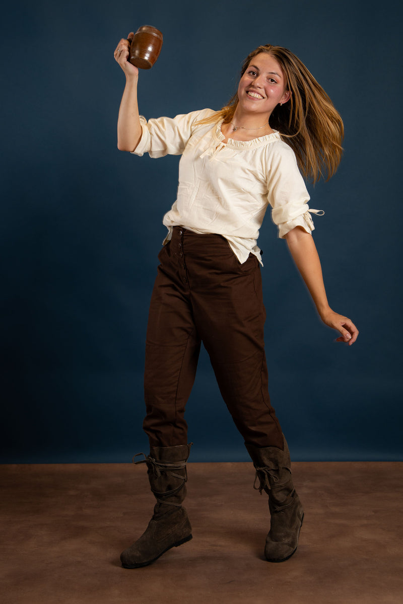 Dames broek Kerga, bruin