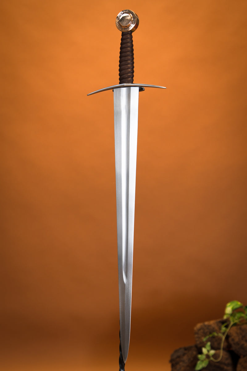 Una mano espada Oakeshott tipo XIV, semi-afilada 