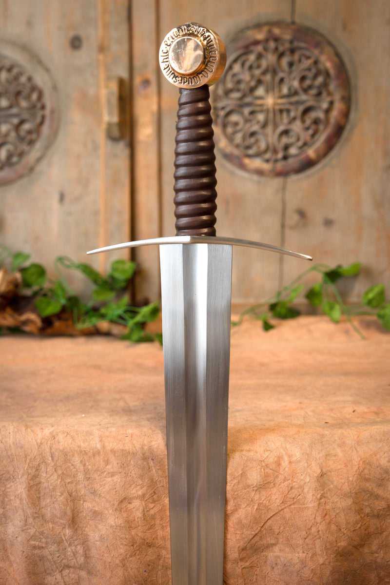 Una mano espada Oakeshott tipo XIV, semi-afilada 