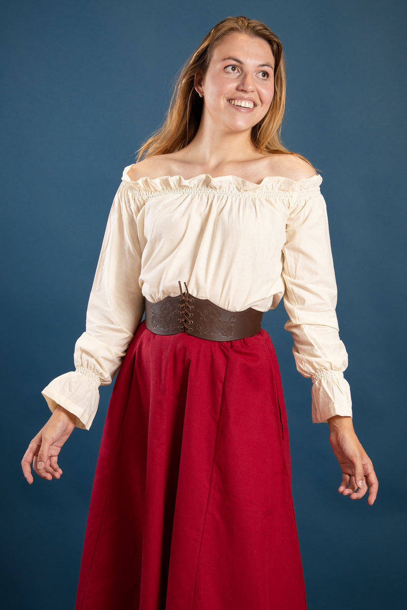 Renaissanceblouse Elizabeth, crème