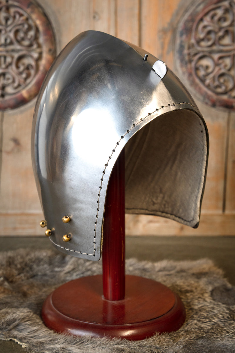 Visiera a ribalta bacinetto, 2 mm (battle-ready) 