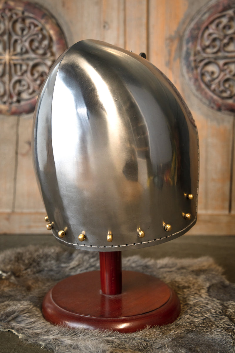 Visiera a ribalta bacinetto, 2 mm (battle-ready) 