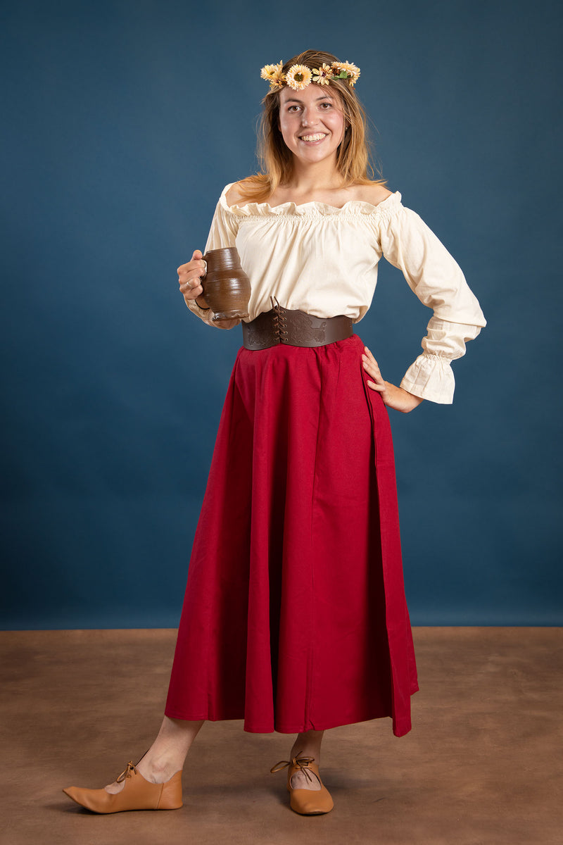 Renaissanceblouse Elizabeth, crème