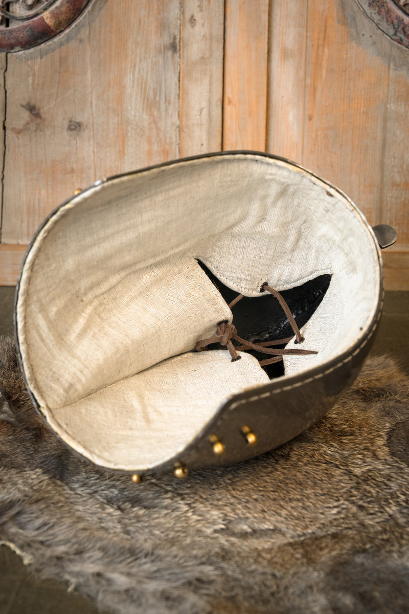 Visiera a ribalta bacinetto, 2 mm (battle-ready) 