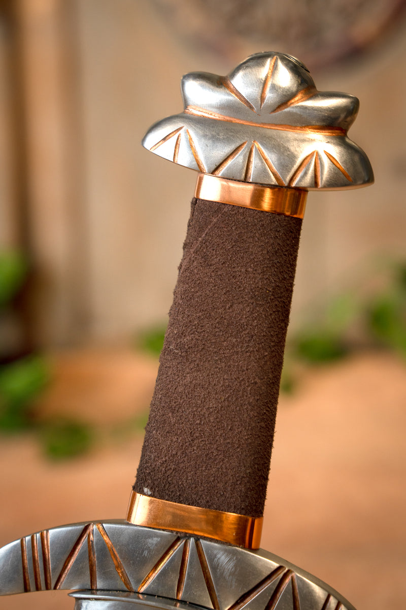 Viking zwaard Olaf van Noorwegen, semi-scherp