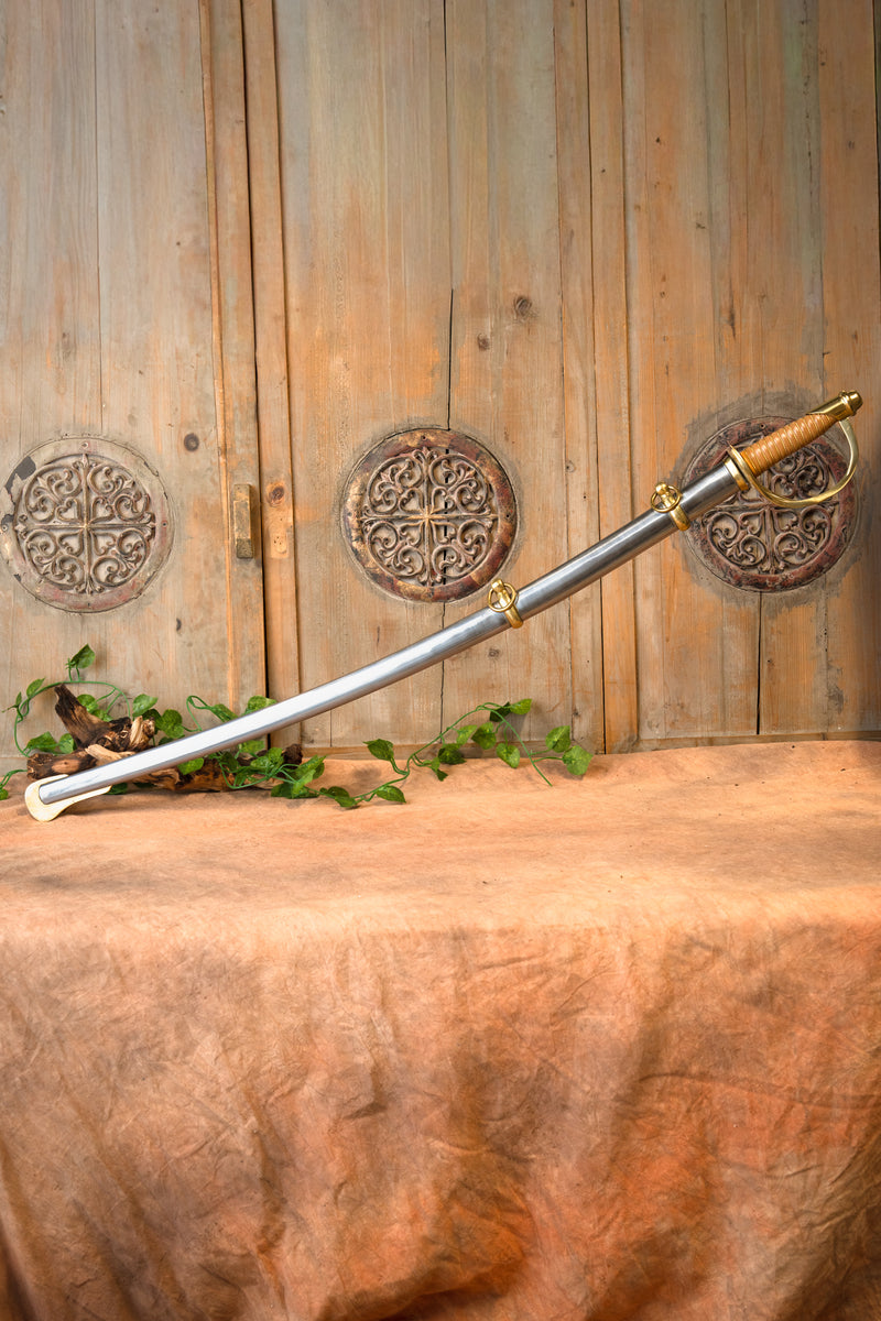 Amerikanischer Bürgerkrieg Sabel Confederate Army, semi-scharf 