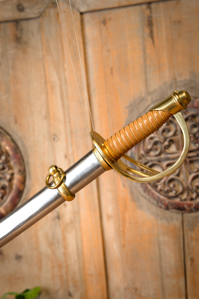 Amerikanischer Bürgerkrieg Sabel Confederate Army, semi-scharf 