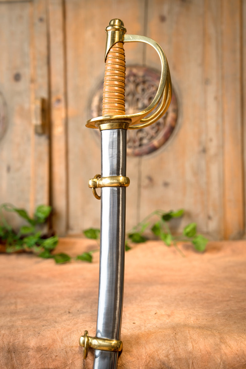 Amerikanischer Bürgerkrieg Sabel Confederate Army, semi-scharf 