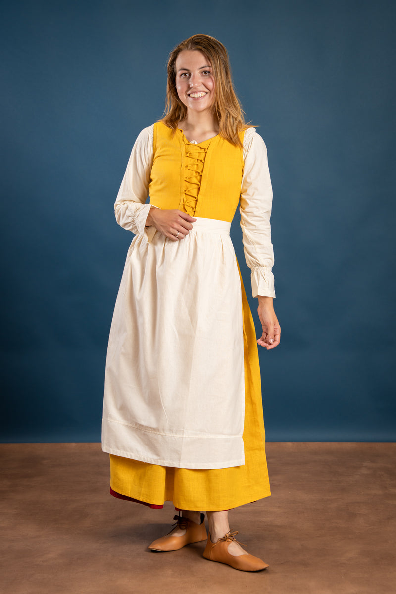 Schort Alianor, naturel