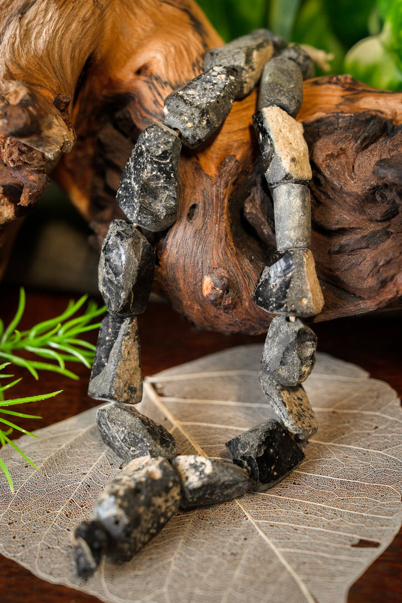 Glaspärlor vikingkedja, 25 pärlor 