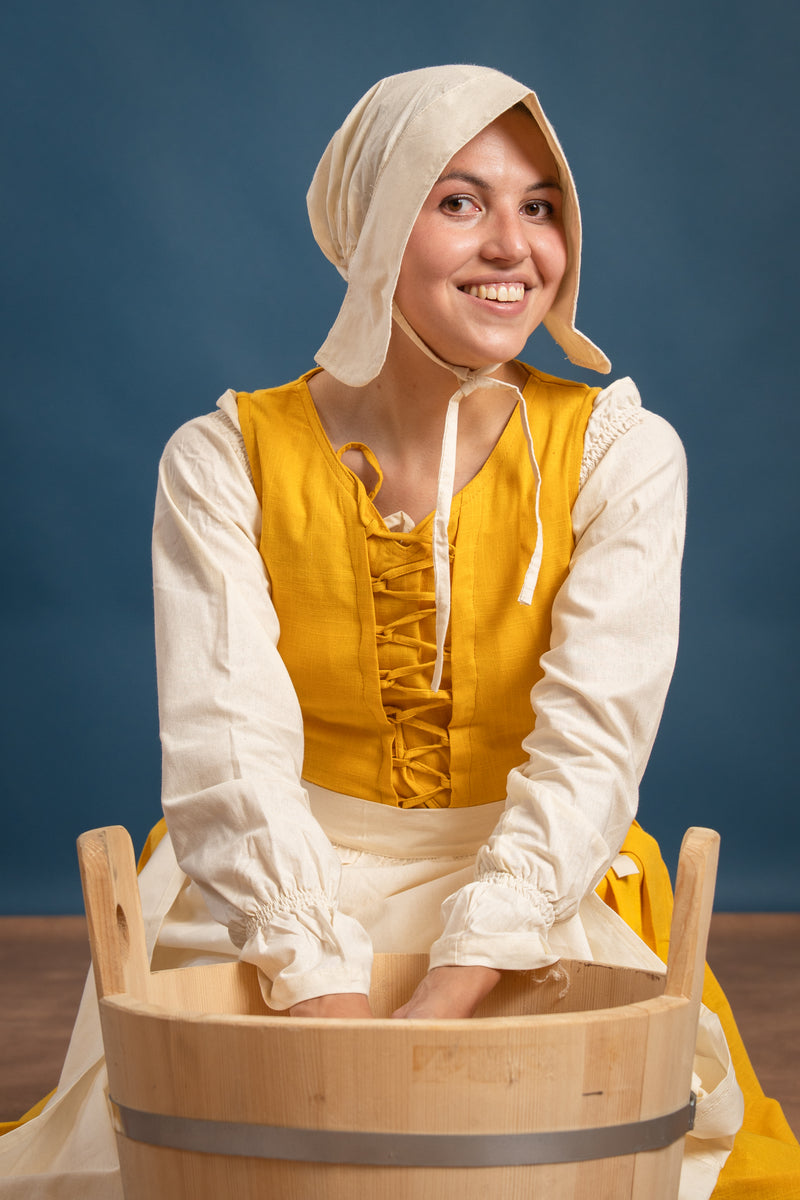 Schort Alianor, naturel