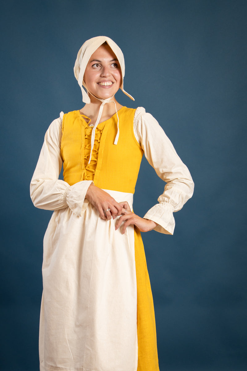 Schort Alianor, naturel