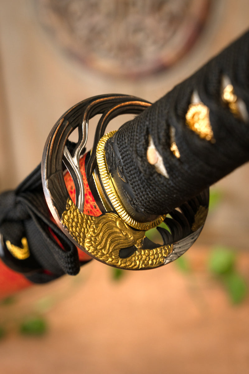 Kujaku Katana, semi-scherp