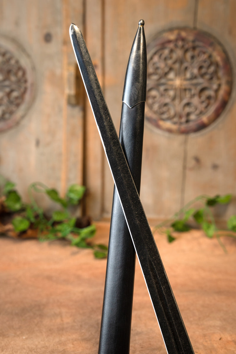 Bastaardzwaard Agincourt, scherp