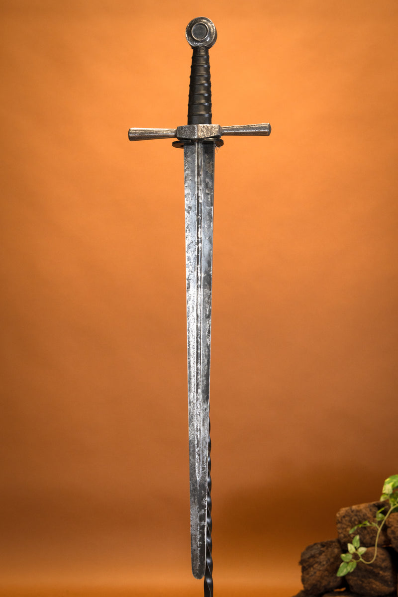 Middeleeuws trainingszwaard oud, bot (battle-ready)