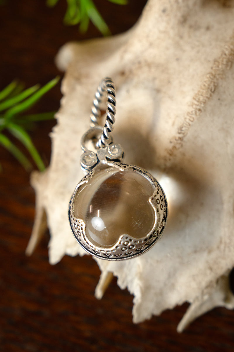 Gotland Wikingerbergkristall M, versilberte Bronze 