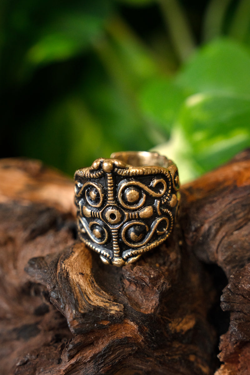 Gallische Ring La Tene, Bronze