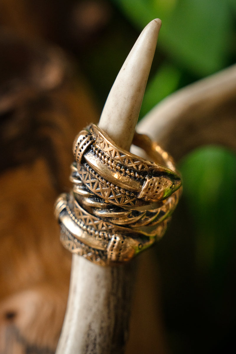 Germaanse IJzertijdring Naustdal, brons