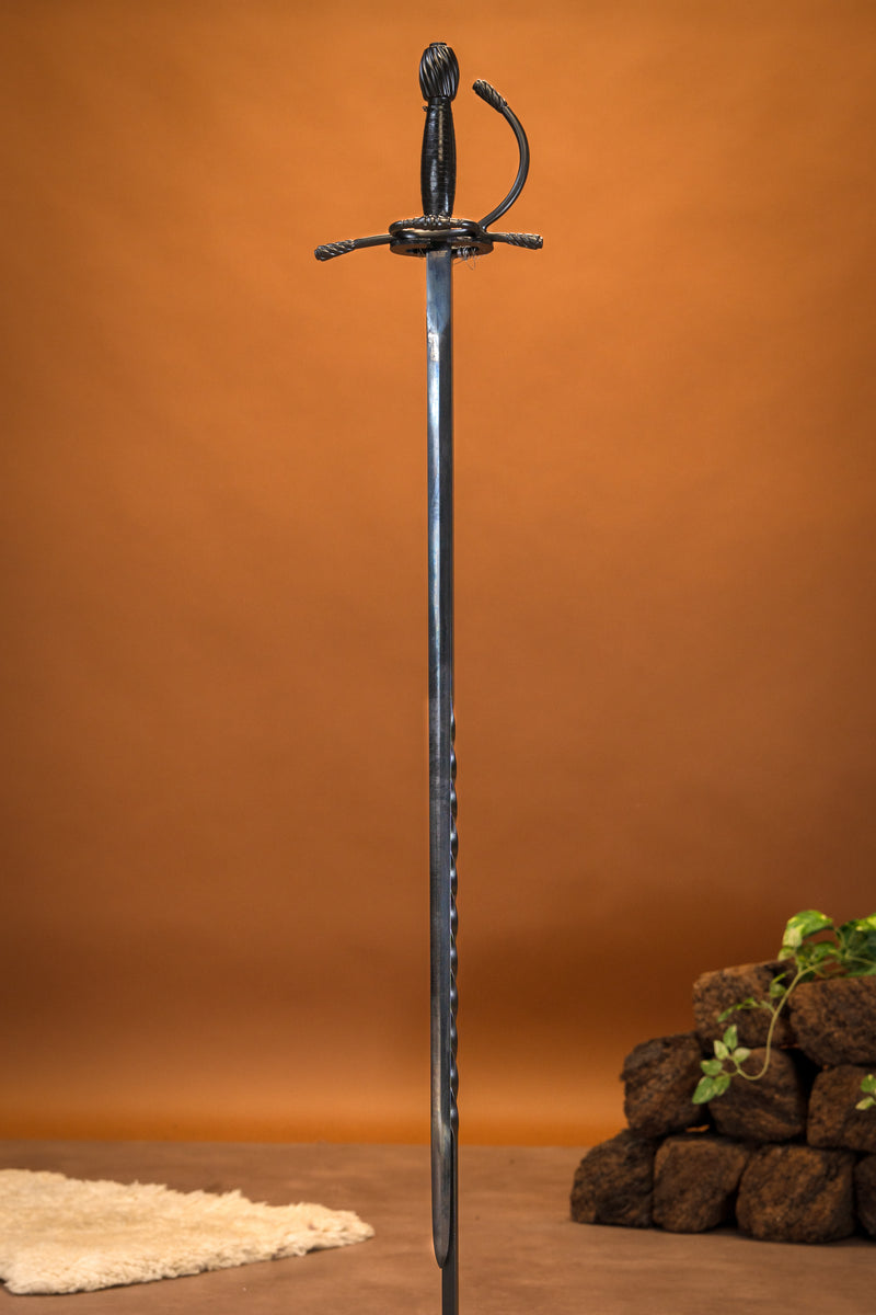 Zwarte piraten rapier Jack, semi-scherp