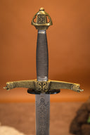 Heráldico espada, semi-afilado 