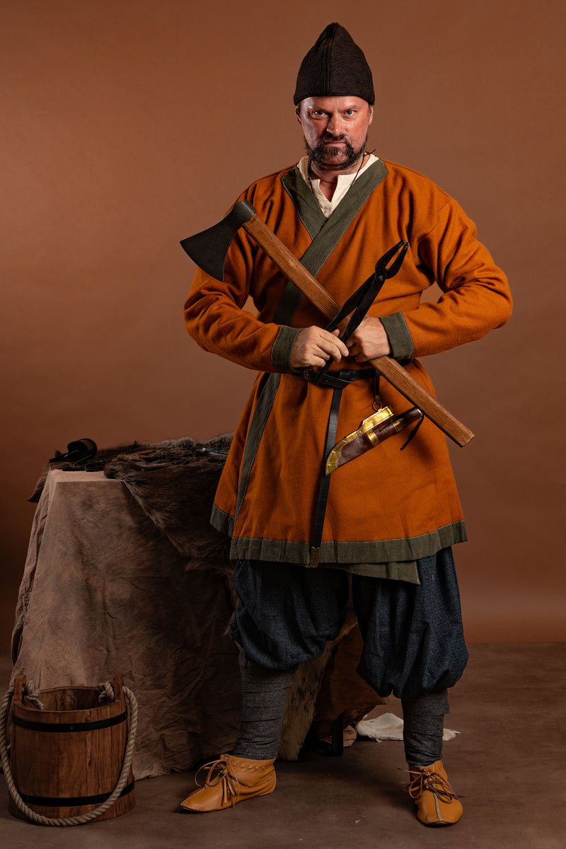 Viking bijl Braga, type H, bot (battle-ready)