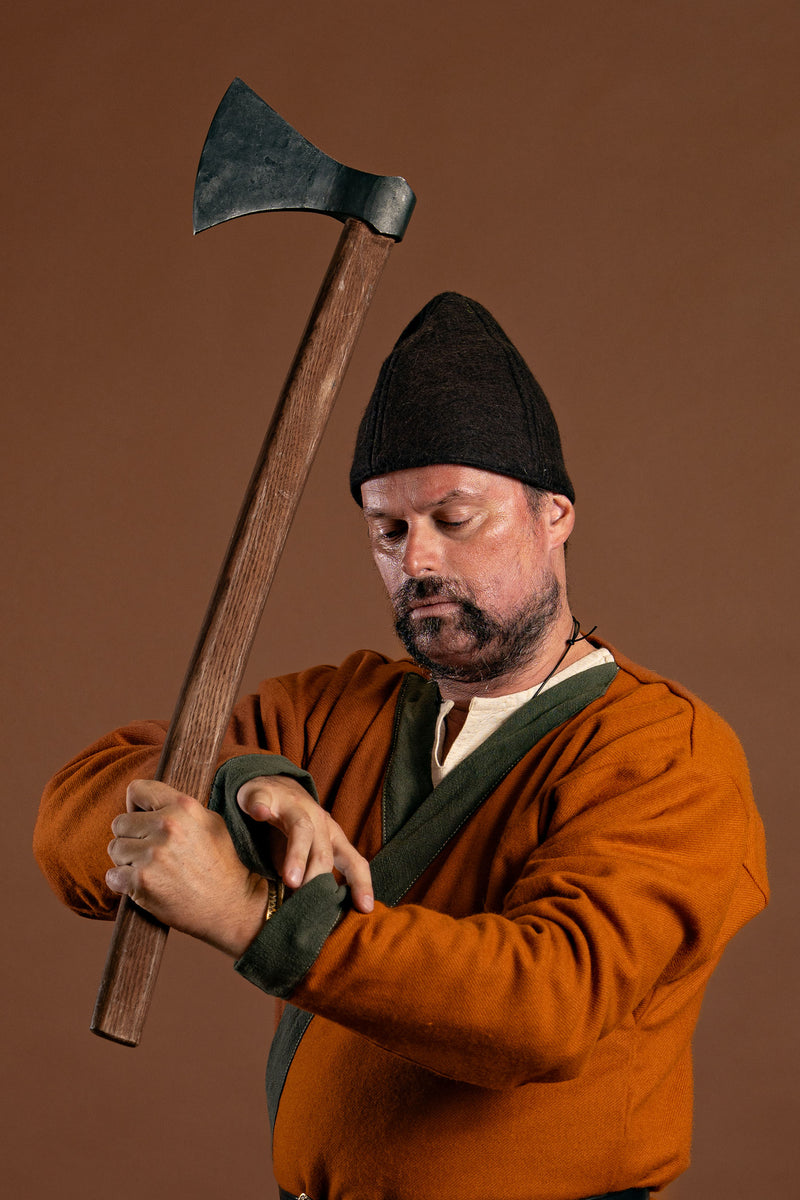 Viking bijl Braga, type H, bot (battle-ready)