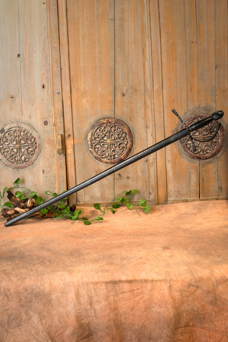 Zwarte piraten rapier Jack, semi-scherp