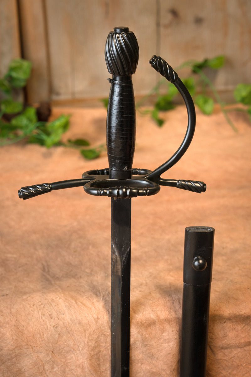 Zwarte piraten rapier Jack, semi-scherp