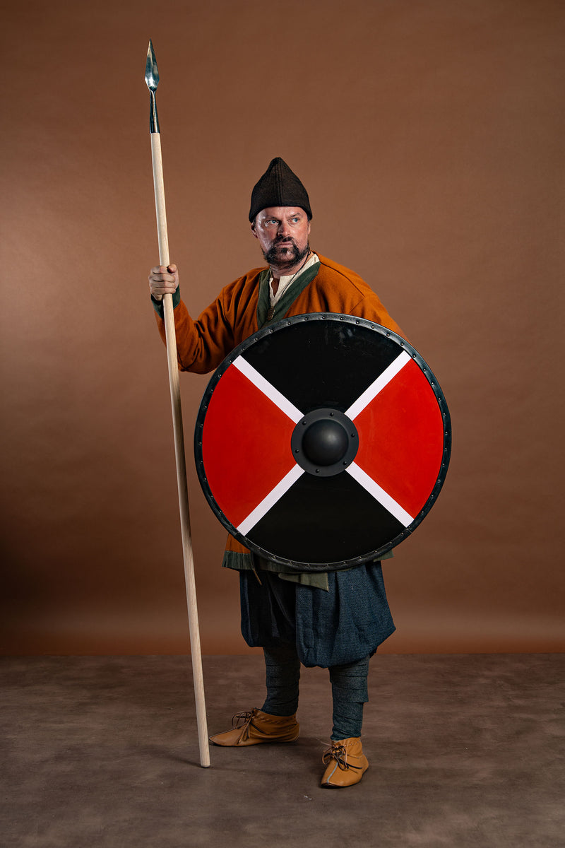 Wikinger Mütze Njal, Wollmischung, braun 