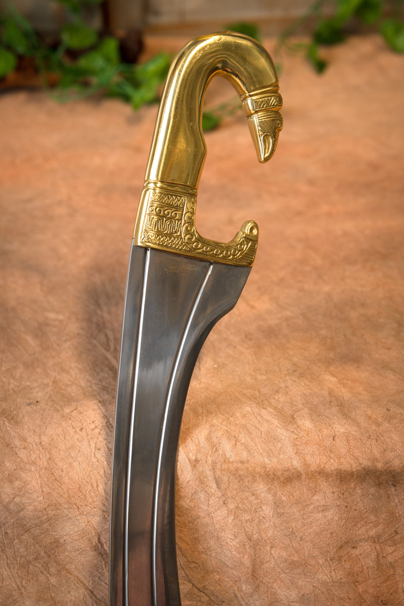 Griekse kopish Medusa, semi-scherp