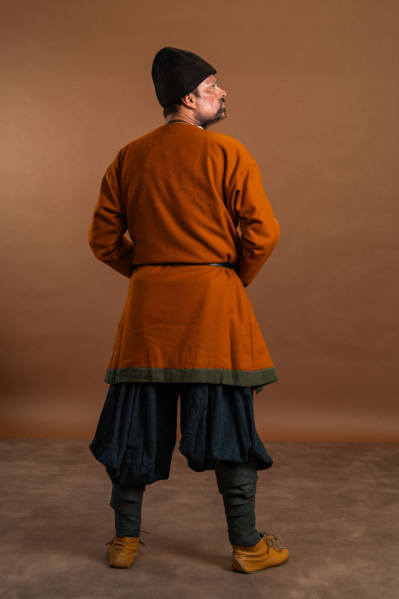 Vikingbyxor Oseberg, ullblandning, blå 