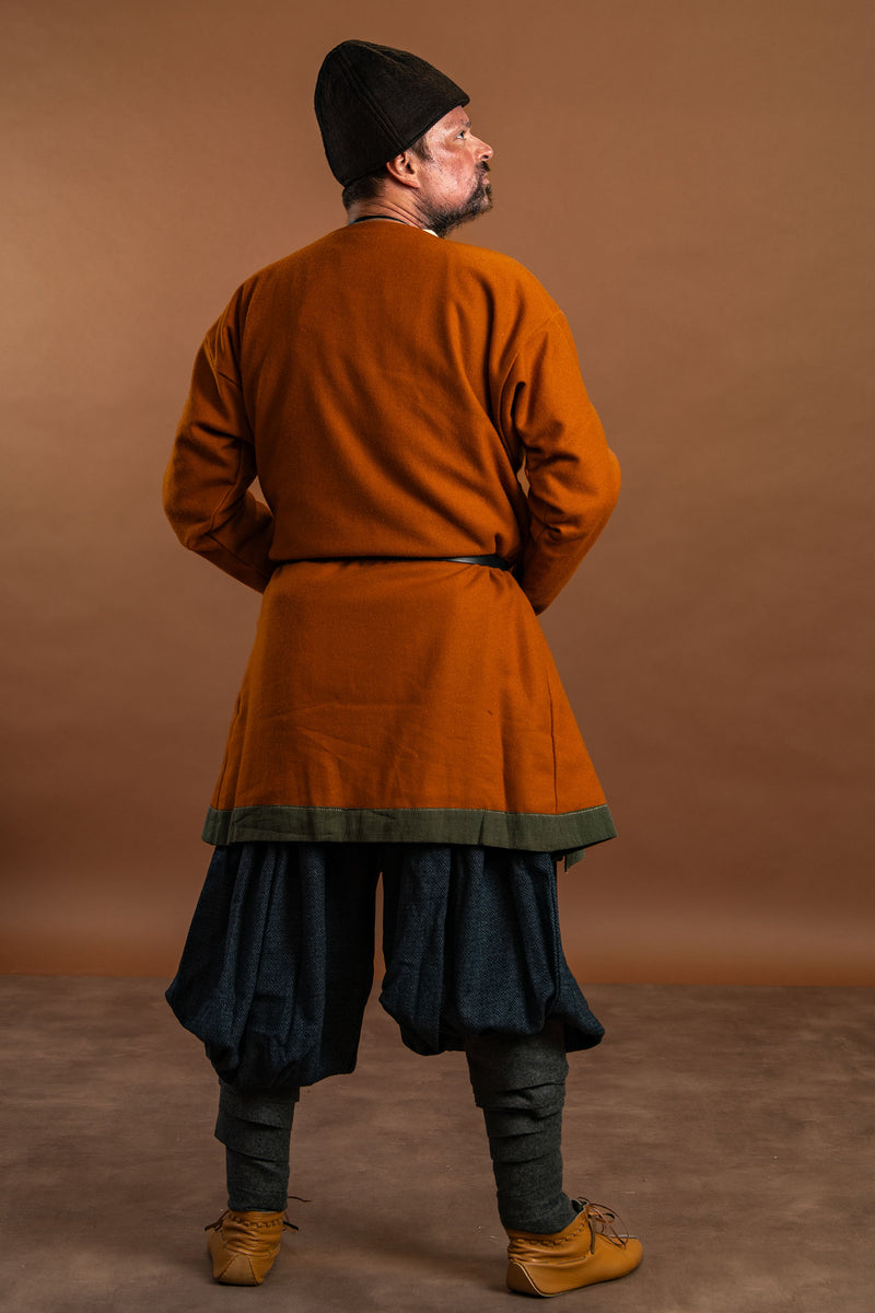 Wikinger Mütze Njal, Wollmischung, braun 