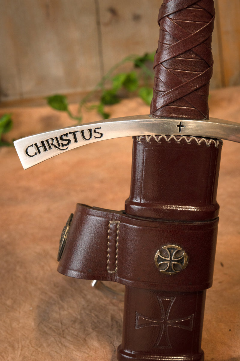 Middeleeuws tempeliers zwaard Bohemond II, semi-scherp