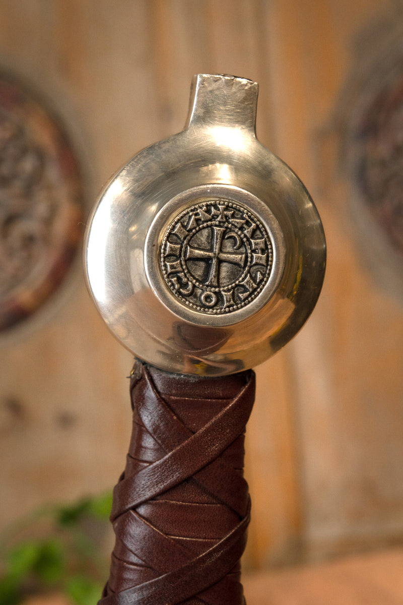 Middeleeuws tempeliers zwaard Bohemond II, semi-scherp