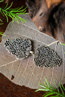 Irsk kappe lukning, forsølvet bronze 