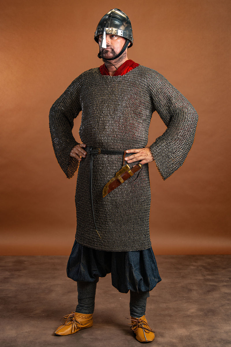 Ringbrynje, ubearbejdet, fjederstål 8 mm 