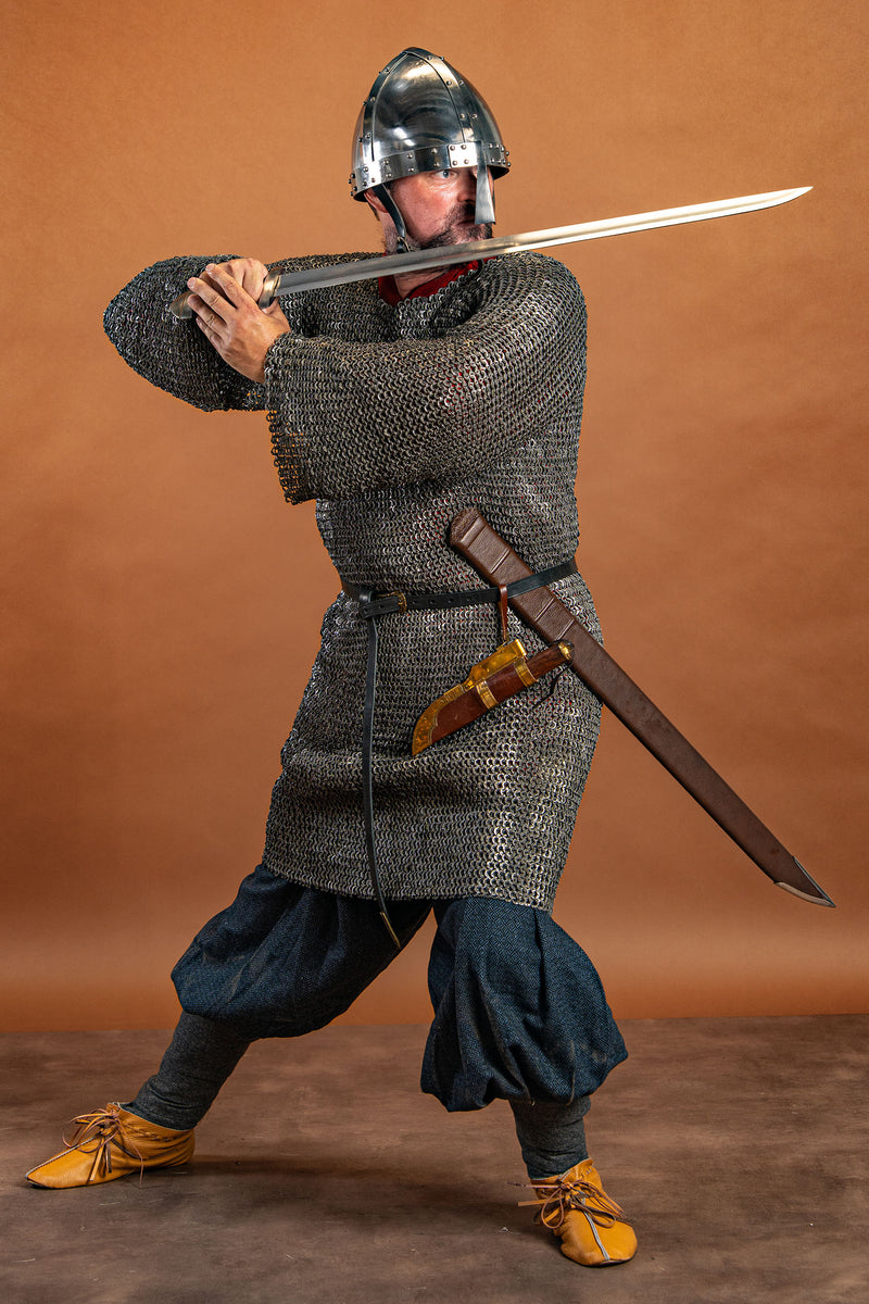 Ringbrynje, ubearbejdet, fjederstål 8 mm 