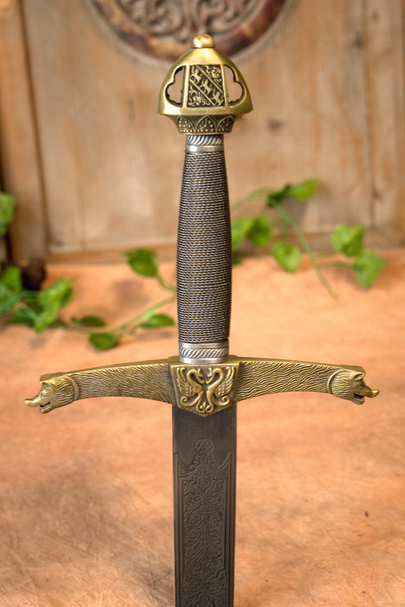 Heráldico espada, semi-afilado 