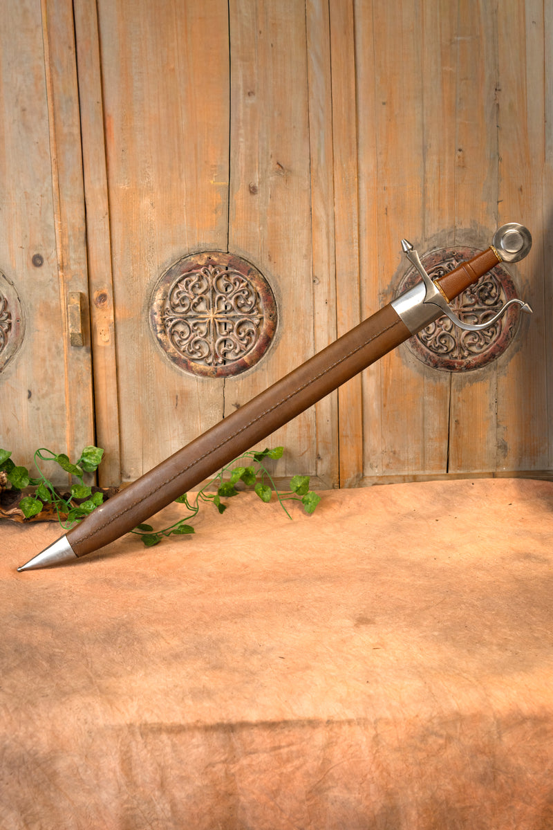 Middeleeuwse falchion St Michael, scherp