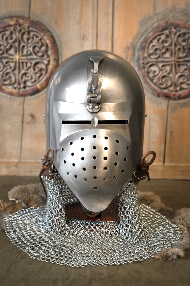 Klappvisier Bascinet Ottokar, 1,6 mm 