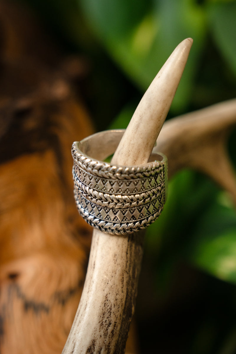 9e-10e eeuwse Vikingring Gotland, verzilverd brons