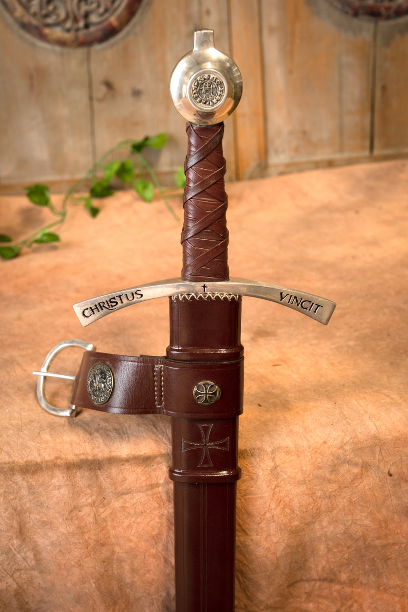 Middeleeuws tempeliers zwaard Bohemond II, semi-scherp