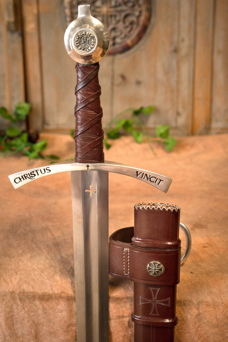 Middeleeuws tempeliers zwaard Bohemond II, semi-scherp