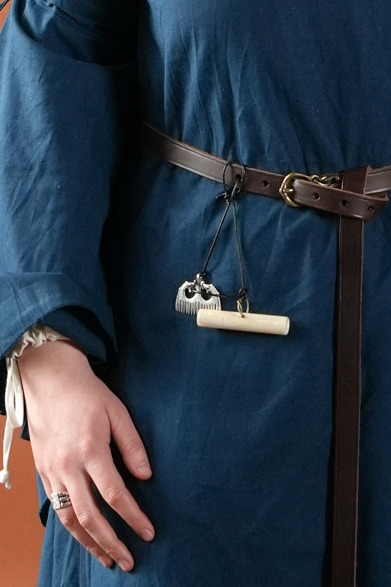 Vikingkam Ringerikestijl, verzilverd